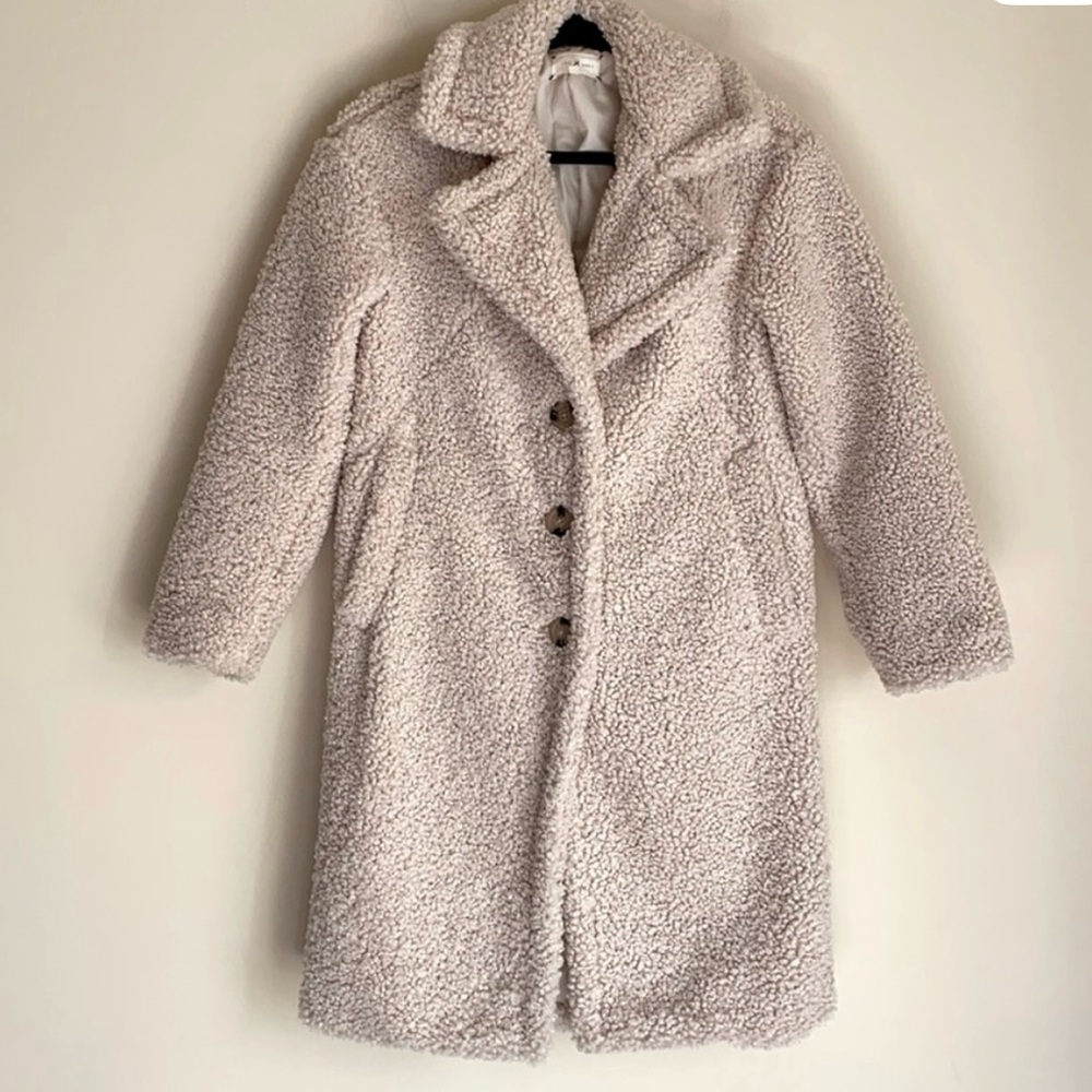 Lou & Grey Off-White Teddy Jacket